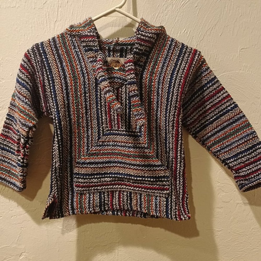 Earth Rags kids poncho hoodie